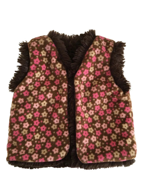 baby, girls,vest,softest, shaggy, faux fur,fleece,cover-up,cozy,warm,fall,winter,machine washable,soft,cuddle,reversible