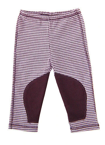 Equestrian chic,stylish leggings,riding pant,favorite,comfy,hounds tooth, soft knit, legging,plush, velour, padded knee,baby,toddler,girls,best pants 